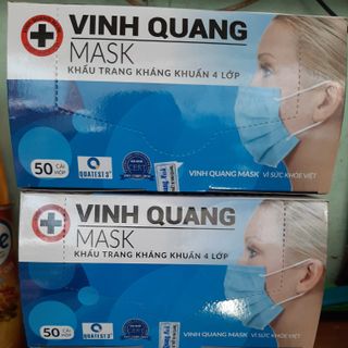 Khẩu trang kháng khuẩn 4lớp vinh quang mask