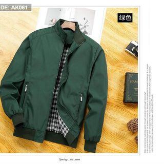 Áo khoác nam vải dù 2 lớp lót sọc