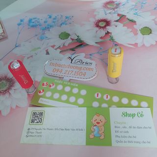 Nhận phiếu tích điểm- dấu tích điểm suối In Bạch Dương