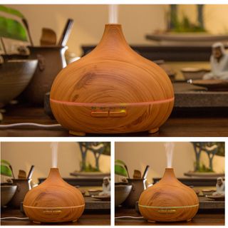 { Hàng Cao Cấp } Máy Xông Tinh Dầu Hồ Lô 550ml - Có REMOTE điều khiển có chế độ hẹn giờ và hết nước tự ngắt.