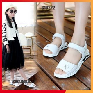 Dép Sandal Bé Gái Thời Trang Hàn Quốc Cực Xinh Hình Sao Chống Trơn Trượt Size 27 - 33