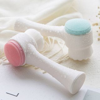 Cọ rửa mặt 2 đầu silicon làm sạch sâu da mặt