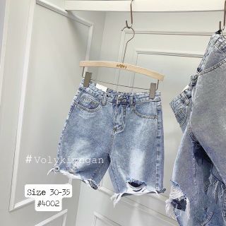 Quần ngố jean nữ size đại rách Ms4002 kho chuyên sỉ jean 2Kjean