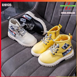 Giày Cao Cổ Bé Gái Bé Trai - Boot Lót Nhung Da Mềm Đi Êm Chân Cho Mùa Đông Ấm Áp Size 27 - 36