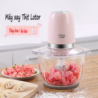 Máy xay thịt Lotor công suất 300W cối thủy tinh dày 6mm - SCJ