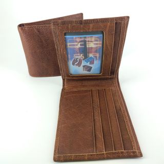 Bóp da trâu màu bò cháy cực chất