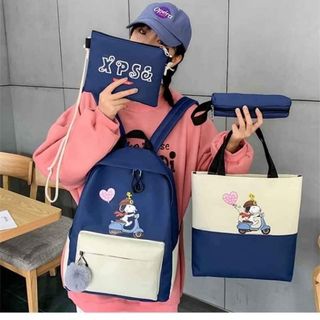 Bộ túi xách balo 4 món chỉ 125k