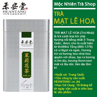 Trà xanh Mạt Lê Hoa (Trà Hoa Nhài) - Hộp 250 gram