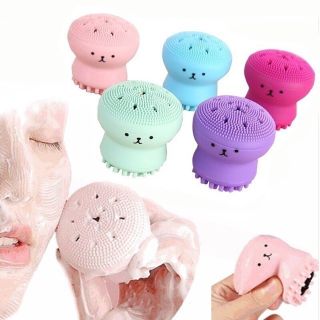 Cọ rửa mặt và massge bạch tuộc silicon