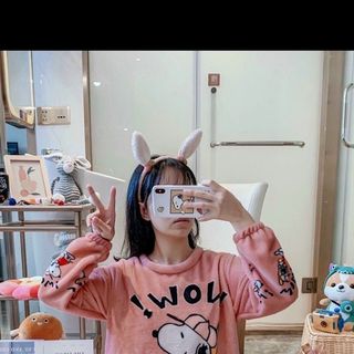 Bộ đồ ngủ băng lông cao cấp.