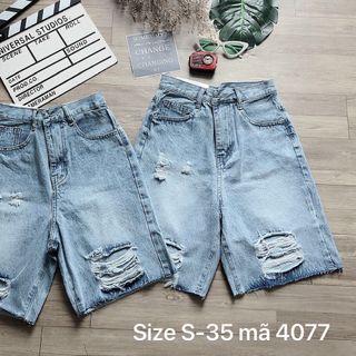 Quần ngố jean nữ rách size đại Ms4077 kho chuyên sỉ jean 2KJean