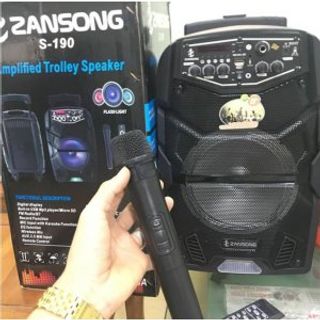Loa kéo karaoke Zansong S190 TO - tặng kèm mic Không dây giá sỉ