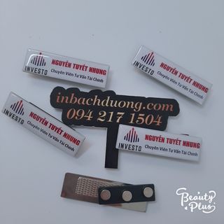 Nhận bảng tên nhân viên In Bạch Dương