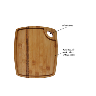 Thớt Tre Tự Nhiên Việt Nam SNF Bamboo and Craft Kháng Khuẩn không mùi không mốc
