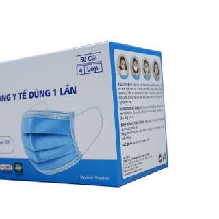 Khẩu trang y tế Coral (3 lớp, 4 lớp)