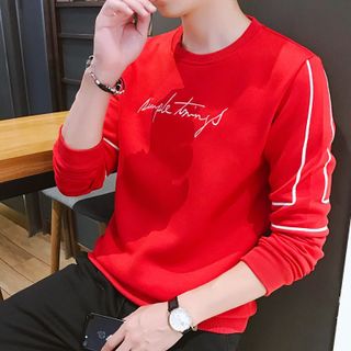 Áo thun nam tay dài nỉ da cá chữ ký siêu chất