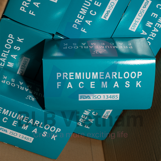 SANQI Khẩu trang y tế 3 lớp Premiumearloop có kháng khuẩn