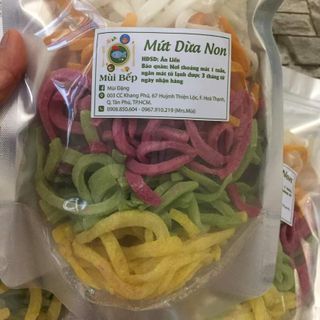 Mứt dừa non ngũ sắc