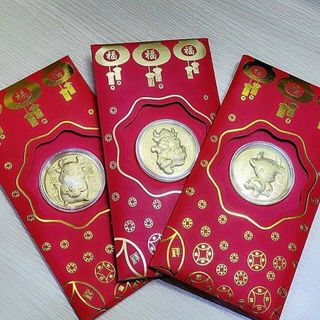 Bao lì xì trâu mạ vàng giá sỉ