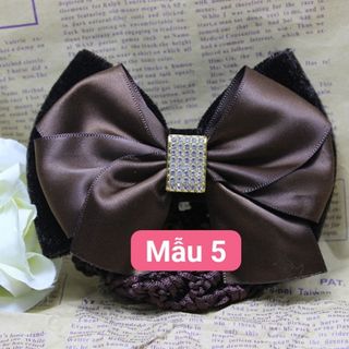 Kẹp tóc đủ mẫu búi lưới