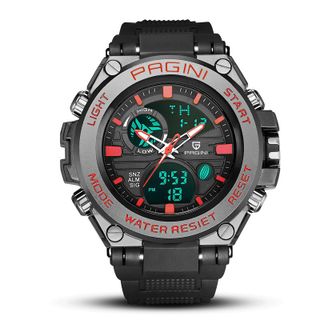 Đồng Hồ Nam PAGINI Chạy 2 Máy Cao Cấp - Đẳng Cấp Quân Đội PA8025