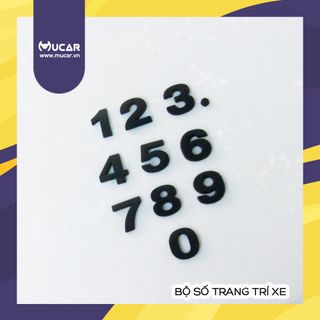 Chữ cái trang trí ô tô Inox 2.5cm