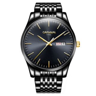 Đồng hồ nam Carvival Dây Thép Không Gỉ Cao Cấp Sang Trọng