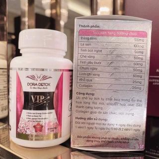 GIẢM CÂN DORA DETOX VIP D.O PRO +CAO HỦY MỠ