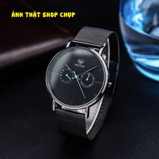 Đồng Hồ Nam Nektom Dây Titanium -Chạy 5 Kim Đẳng Cấp, Thiết Kế Kiểu Ý Lịch Lãm, Năng Động