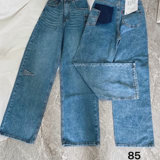 Quần baggy jean nữ ống rộng rách size đại Ms85 kho chuyên sỉ jean 2Kjean giá sỉ