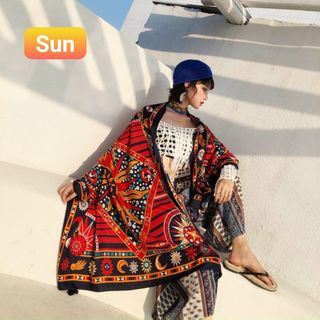 KHĂN CHOÀNG HOẠ TIẾT THỔ CẨM