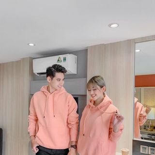 Áo hoodei trơn chất nỉ bông mềm mịn