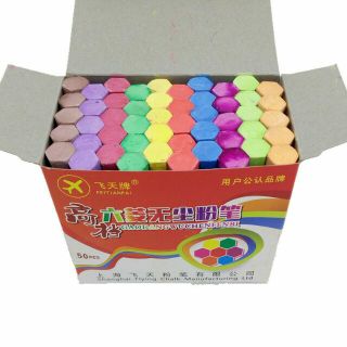 Hộp 50 viên phấn màu lục giác