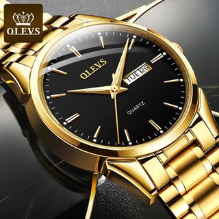 Đồng Hồ Nam Olevs OL16898 Dây Thép Không Gỉ Cao Cấp - Kim Dạ Quang Đẳng Cấp