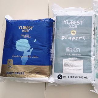 Tã dán/quần YUBEST GOLD bản cao cấp, nội địa Trung.