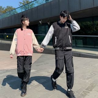 Áo khoác dù thêu BADGE kiểu bomber