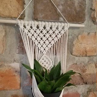 Dây treo trang trí chậu cây macrame handmade dm001 giá sỉ