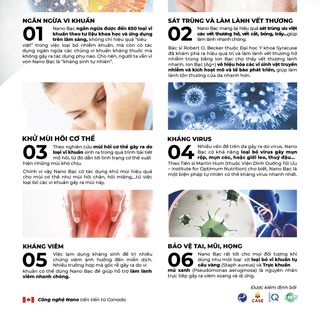 Xịt khuẩn không cồn Pure Nano Silver 250ml