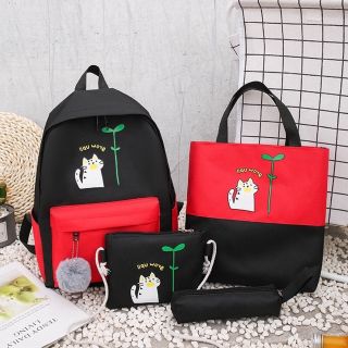 Set balo 4 món chỉ 125k bộ 4 món balo đẹp rẻ