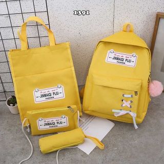 Set balo 4 món chỉ 125k bộ 4 món balo đẹp rẻ
