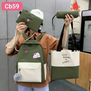 Bộ 4 món túi xách ba lo 125k đẹp rẻ