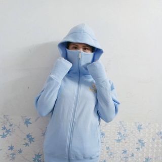 Áo chống nắng nữ form dài rộng