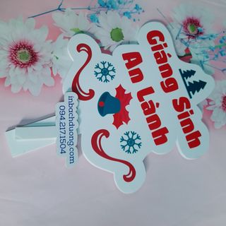 Nhận in hashtag giáng sinh In Bạch Dương