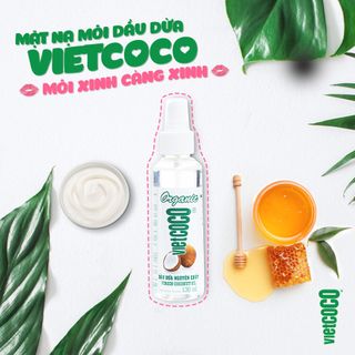 Dầu Dừa Nguyên Chất VietCoco 130ml Mỹ Phẩm Dạng Chai Xịt rất tiện lợi