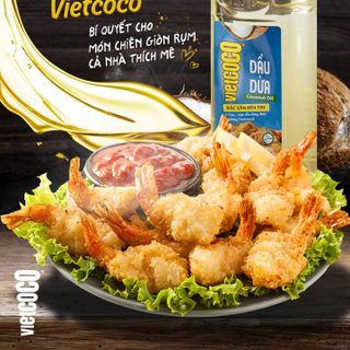 Dầu dừa nấu ăn tinh luyện nguyên chất Vietcoco 1L
