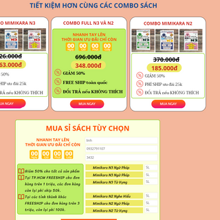 SÁCH TIẾNG NHẬT - MIMI KARA OBOERU N3 - TỪ VỰNG - BẢN DỊCH TIẾNG VIỆT