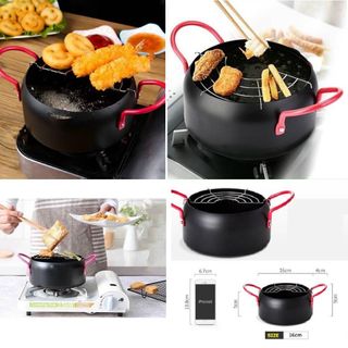 NỒI CHIÊN LỌC DẦU CHỐNG DÍNH CÓ KHAY HỨNG TIỆN DỤNG
