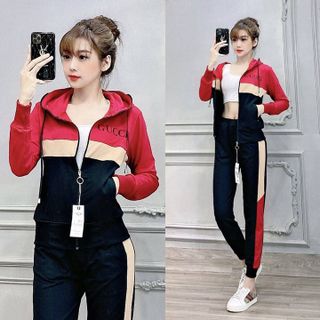 Bộ thể thao áo phối màu siêu đẹp TT441