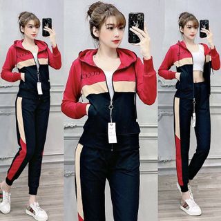 Bộ thể thao áo phối màu siêu đẹp TT441