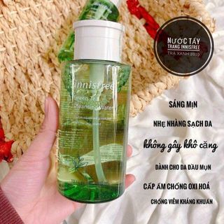 Nước tẩy trang trà xanh Innisfrees